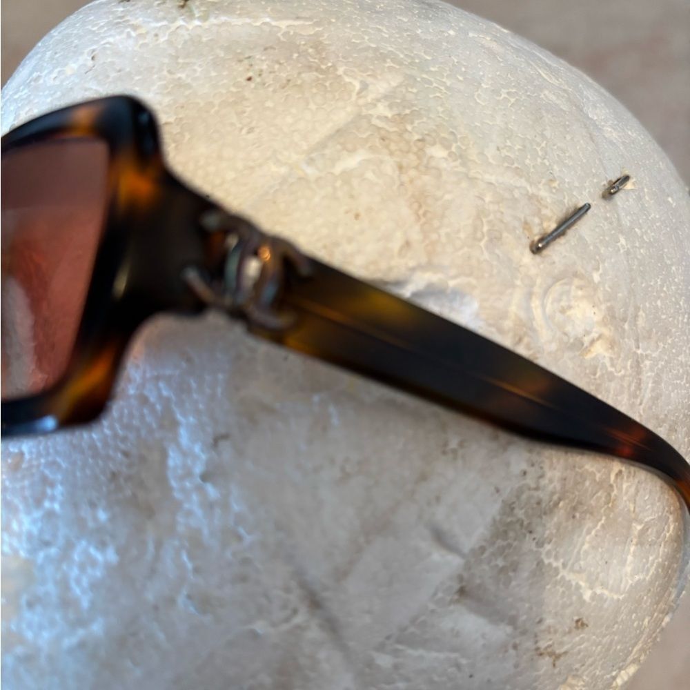 Chanel glasses Square Tortoise sunglasses Frame accessory eyewear